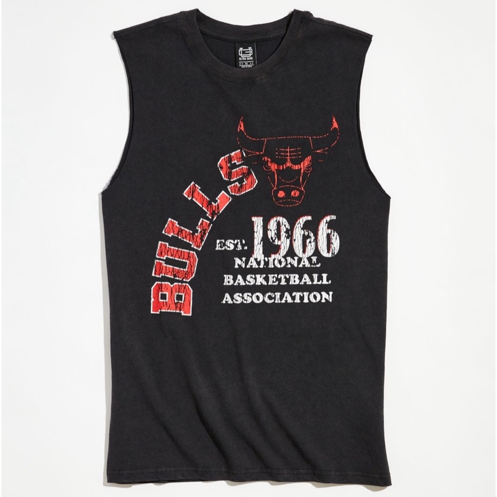 CHICAGO BULLS 2X SLEEVELESS TEE NEW